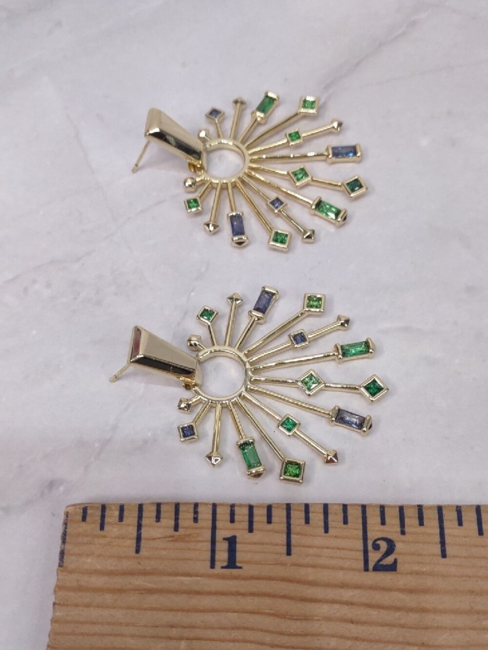 Kendra Scott "Fabia" Starburst Earrings - Picture 7 of 7